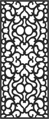 Pattern Wrought Iron 012 CDR File, Free Vectors File