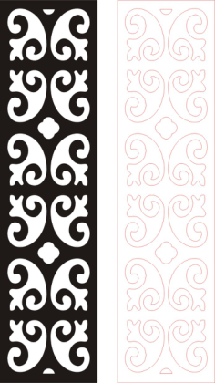 Wall Pattern Panel Design Aaa-80 Free Vector, Free Vectors File