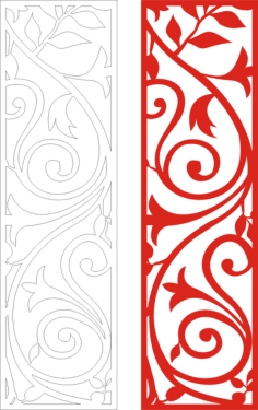 Wall Pattern Panel Design Aaa-87 Free Vector, Free Vectors File