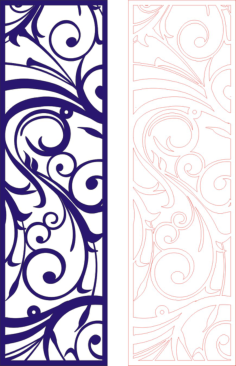 Wall Pattern Panel Design Aaa-89 Free Vector, Free Vectors File