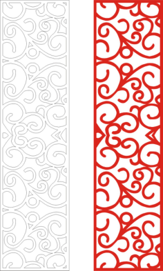 Wall Pattern Panel Design Aaa-91 Free Vector, Free Vectors File