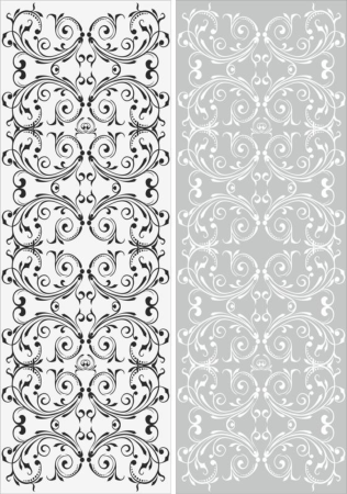 Swirl Floral Sandblast Pattern Free Vector (.Cdr), Free Vectors File