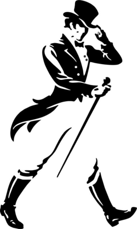 Johnnie Walker Silhouette Free Vector, Free Vectors File