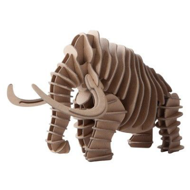 Mammoth 3D Puzzle Free Vector, Free Vectors File