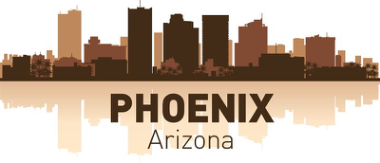 Phoenix Arizona Skyline City Silhouette Free Vector, Free Vectors File
