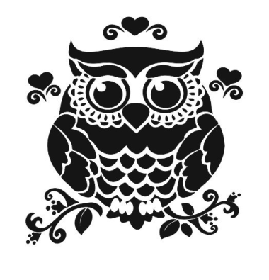 Owl On Branch Silhouette Free Vector, Free Vectors File