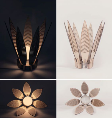 Decorative Flower Lamp Shade Laser Cut Free Vector, Free Vectors File
