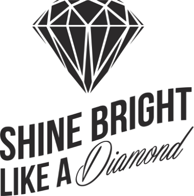 Shine Bright Like A Diamond Sticker Free Vector, Free Vectors File