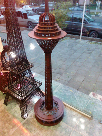 Milad Tower 3D Puzzle Free Vector, Free Vectors File