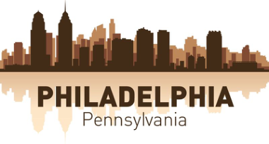 Philadelphia Skyline City Silhouette Free Vector, Free Vectors File