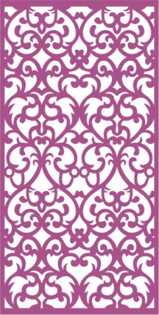Abstract Panel Pattern Floral CDR File, Free Vectors File