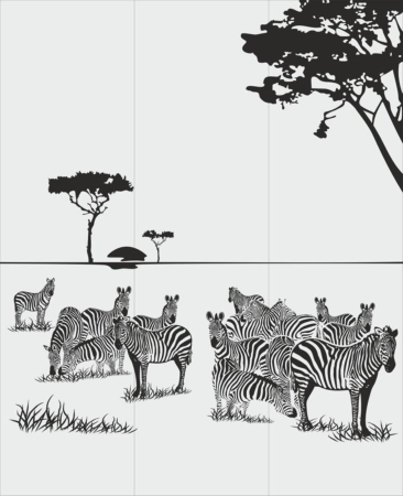 Animals Zebra Sandblast Pattern Free Vector, Free Vectors File