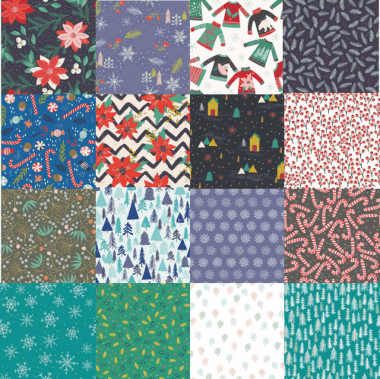 Set Of Winter Patterns Free Vector, Free Vectors File