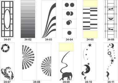 Artistic Sandblasting Patterns Free Vector, Free Vectors File