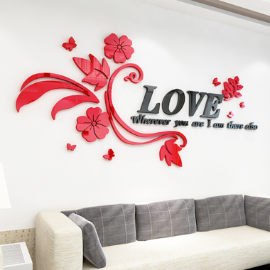 Wall Decals For Living Room Letter Flower Free Vector, Free Vectors File