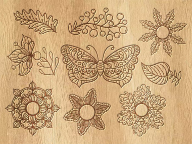 Vintage Butterfly Decor Free Vector CDR, Free Vectors File