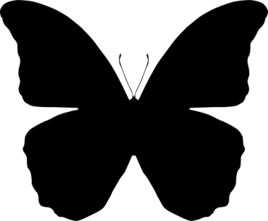 Butterfly Silhouettes Vector Free Vector CDR, Free Vectors File