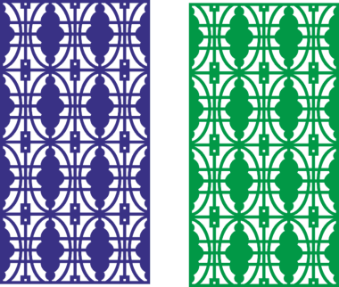 Seamless Lace Border Design Partition Screen CDR File, Free Vectors File