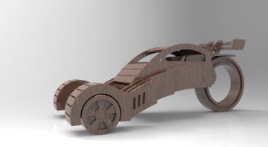 Concept Car 3D Puzzle Free Vector, Free Vectors File