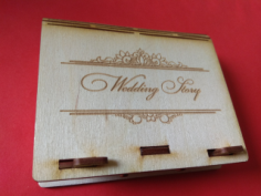 Wedding Story Wooden Box Vector, Free Vectors File