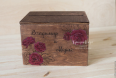 Laser Cut Box With Roses Vector, Free Vectors File