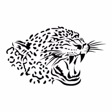 Leopard Stencil Free Vector, Free Vectors File