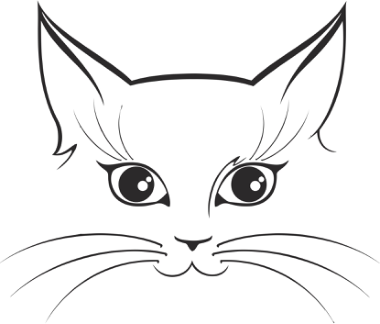 Cat Sticker Free Vector, Free Vectors File