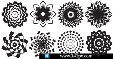 Abstract Flowers Free Vector, Free Vectors File