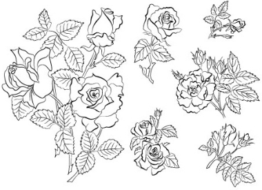 Hand Draw Flowers Free Vector, Free Vectors File