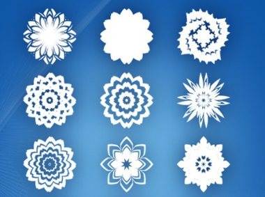 15 Abstract Flowers Free Vector, Free Vectors File
