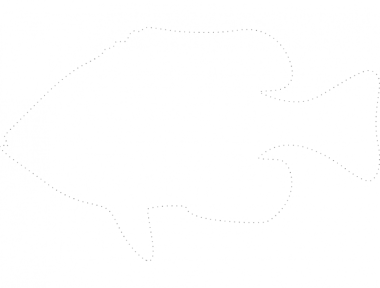 Fish Dotted Design DXF File, Free Vectors File