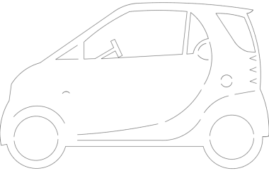 Smart Car DXF File, Free Vectors File