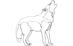 Hound Dog Silhouette DXF File, Free Vectors File
