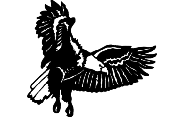 Eagle Flying DXF File, Free Vectors File