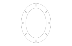 Oval Pattern DXF File, Free Vectors File