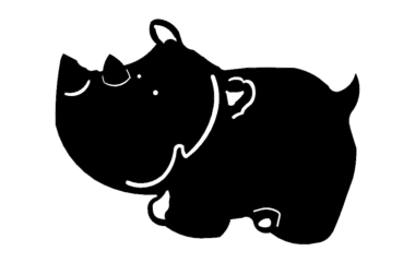 Hippo Cartoon DXF File, Free Vectors File