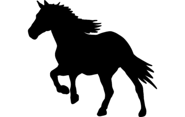Horse Running 1 DXF File, Free Vectors File