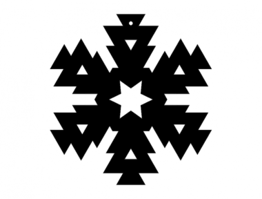 Snowflake Design 416 DXF File, Free Vectors File