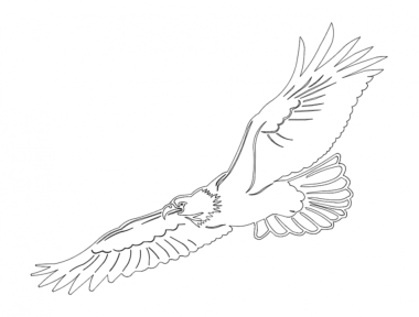 Eagle 2 -1 DXF File, Free Vectors File