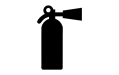 Fire Extinguisher Silhouette DXF File, Free Vectors File