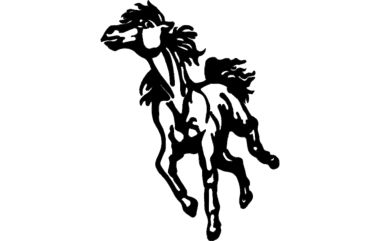 Horse Running DXF File, Free Vectors File