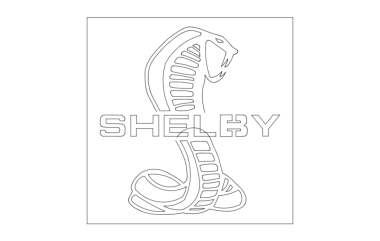 Shelby Logo DXF File, Free Vectors File