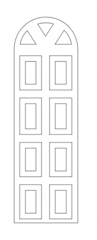 Mdf Door Design 22 DXF File, Free Vectors File