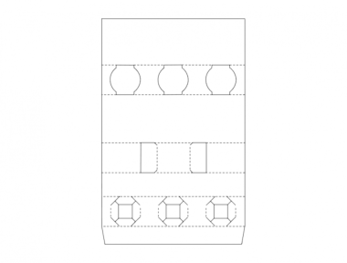 Packing Box Design DXF File, Free Vectors File