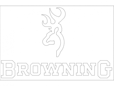 Browning Logo DXF File, Free Vectors File