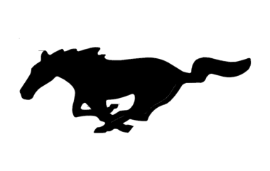 Mustang Horse – Outline DXF File, Free Vectors File