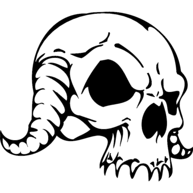 Skull 086 DXF File, Free Vectors File