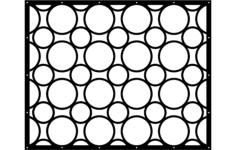 Screen Pattern DXF File, Free Vectors File