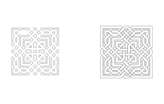 Patterns DXF File, Free Vectors File