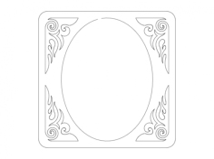 Frames And Border 1 DXF File, Free Vectors File